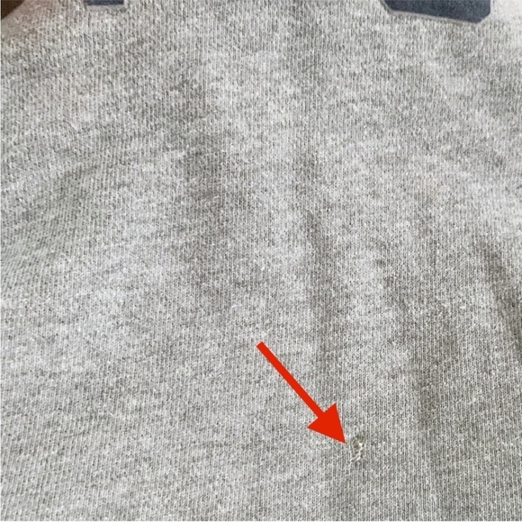 Free People Naomi Hoodie Oversized Distressed Sz Small - Picture 6 of 6